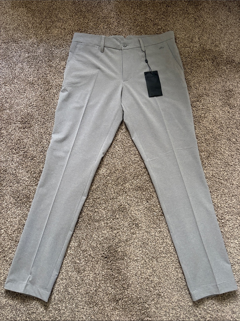 NWT J.Lindeberg Elliot Golf Pant in Light Gray